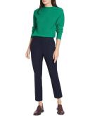 David Lawrence Sarah Compact Cotton Pant in Blue 12