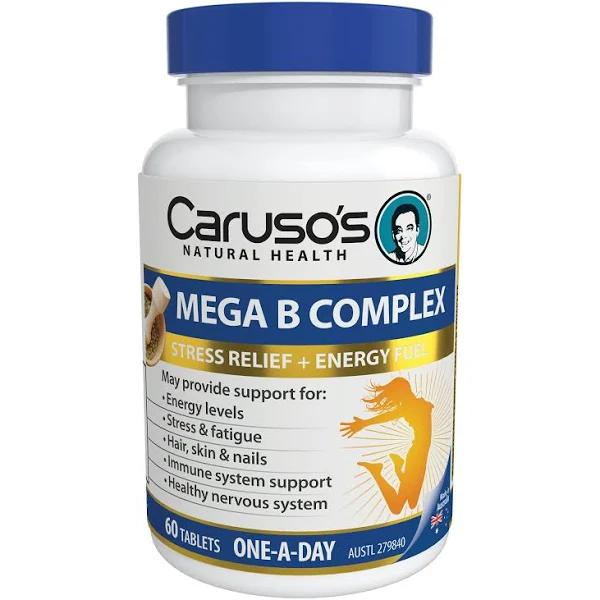 Caruso's Mega B Complex 60 Tablets