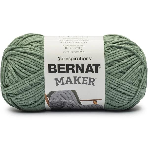 Bernat Maker Knitting Yarn in Lichen | Size: 250g/8.8oz by Yarnspirations