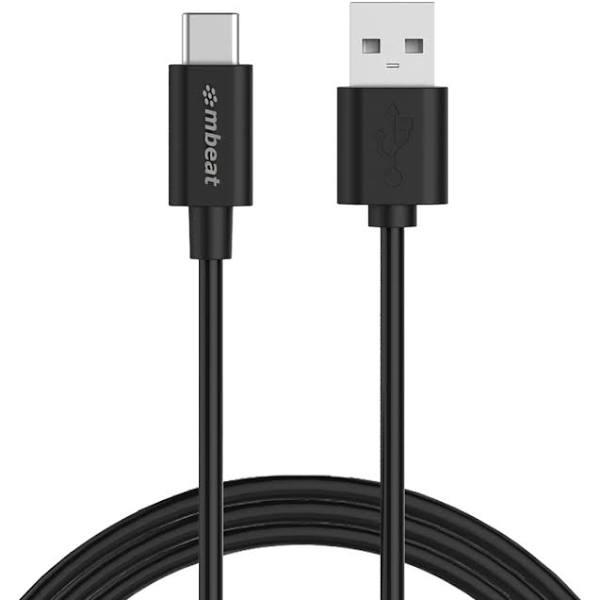 mbeat Prime USB-C to USB-A Charge and Sync Cable - 2m