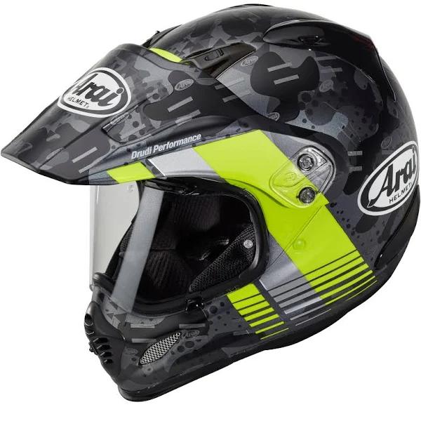 Arai XD-4 Cover Fluro Yellow Matte Adventure Helmet - S