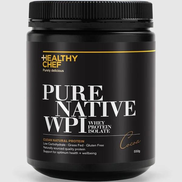 The Healthy Chef Pure Native WPI (Whey Protein Isolate) Cocoa 550g