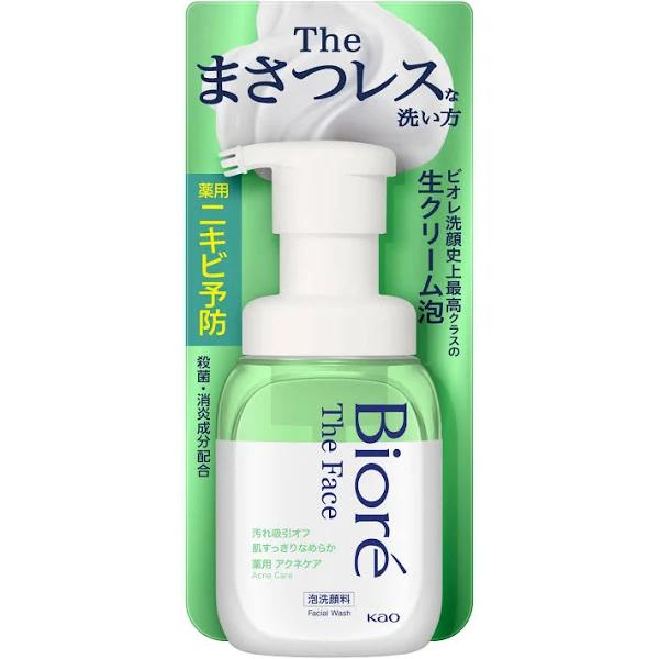 Biore The Face Acne Care Body Foam Face Wash