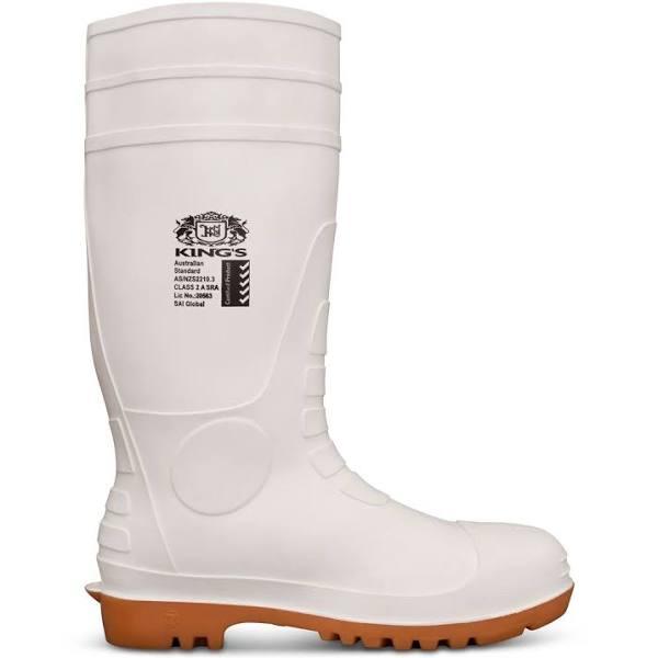 Oliver Gumboot 10110 | White Safety Gumboot | The Boot Shed 13 / White