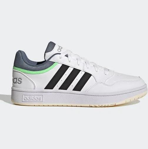 Adidas Hoops 3.0 Shoes White Black Blue - 46