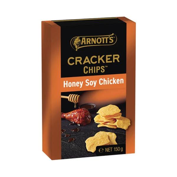 Arnott's Cracker Chips Honey Soy Chicken 150g