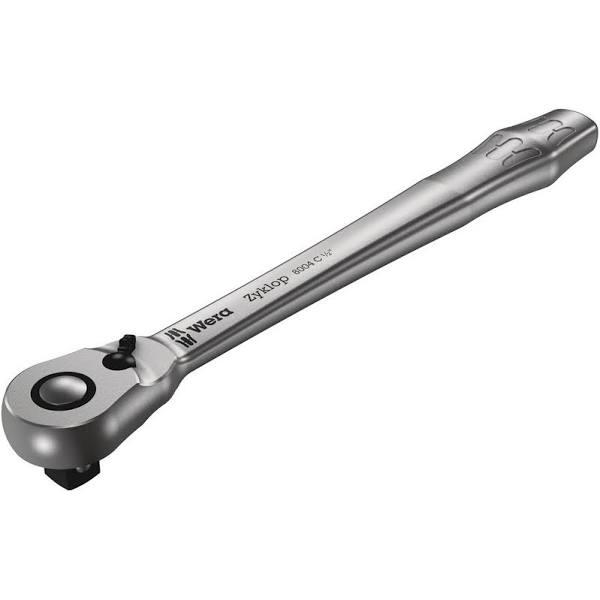 Wera 8004 C Zyklop Metal Ratchet with Switch Lever and 1/2" Drive