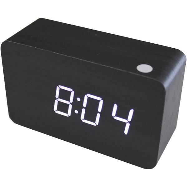 TODO Digital Alarm Clock White Led - Black