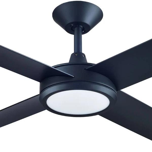 Concept 3 Ceiling Fan with LED Light - Matte Black 52"