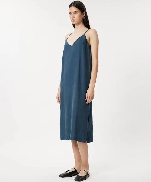 Assembly Label - Women's Vallory Linen Slip Dress - Atlas - Size: 10