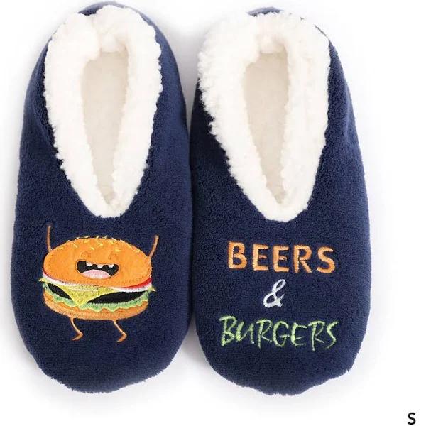 Sploshies: Men's Duo Slippers - Burger (Medium)