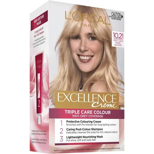 L'Oreal Paris Excellence 10.21 Very Light Pearl Blonde Hair Colour