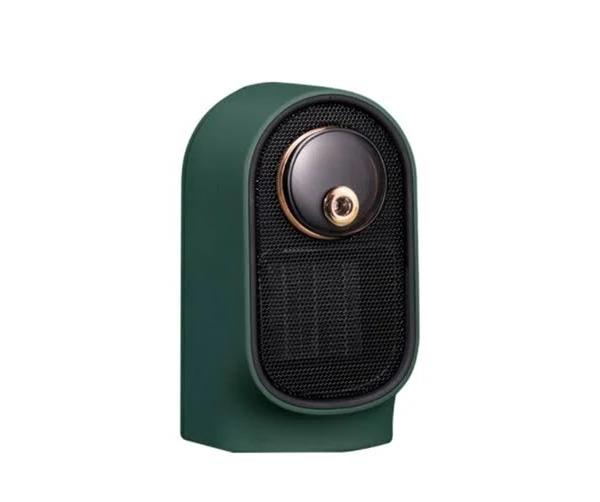 Space Heater, Portable Electric Heater With Humidifier Function, Ceramic Room Small Heater, Fast Heating Heater With Widespread Oscillation-GREEN