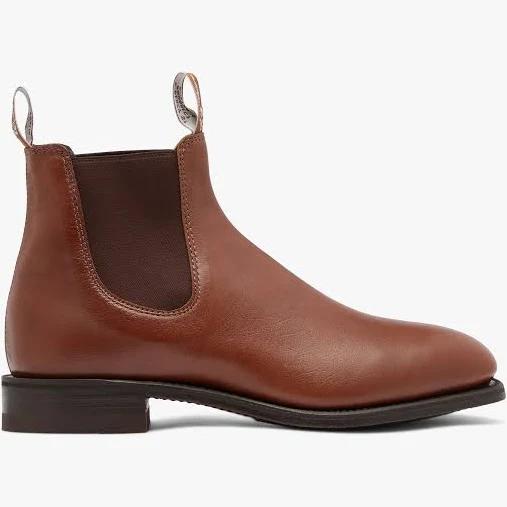 RM Williams Craftsman Kangaroo Chelsea Boots 8.5 UK Tanbark / Kangaroo