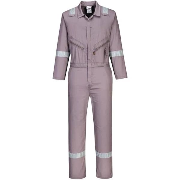 Portwest Mens Iona Cotton Wear to Work Overalls Grey 3XL