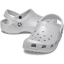 Crocs Kids' Classic Glitter Clog; Silver Glitter, J1