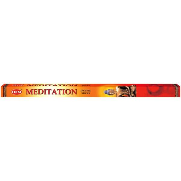 Meditation Incense Sticks by Hem - 8G Full Box of 25 Pkts