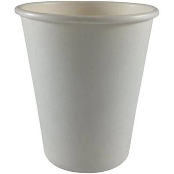 Writer Disposable Single Wall Paper Cups 227ml/8oz White Box of 1000