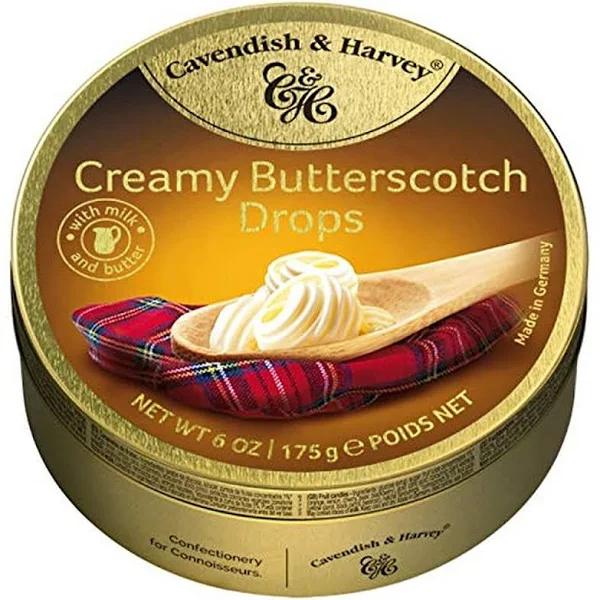 Cavendish & Harvey Butterscotch Drops Tin