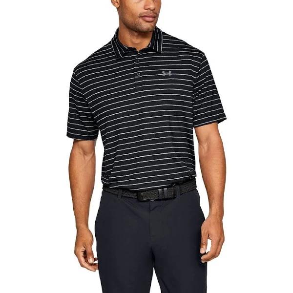 Under Armour Playoff 2.0 Graphic Polo - Black/Radio Red - Mens