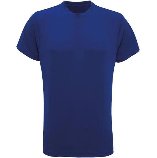 TriDri Mens Performance Recycled T-Shirt Royal Blue M Recycled Polyester Mens T-Shirt