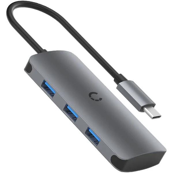 Cygnett Unite SlimMate USB-C Hub - Black (CY3316HUBC3)