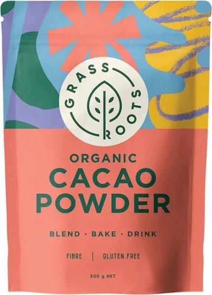 Grass Roots Organic Cacao Powder 500g