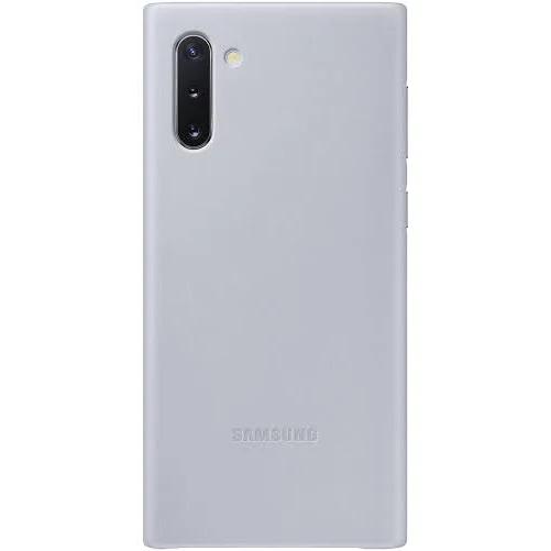 Samsung Galaxy Note 10 Leather Cover - Grey