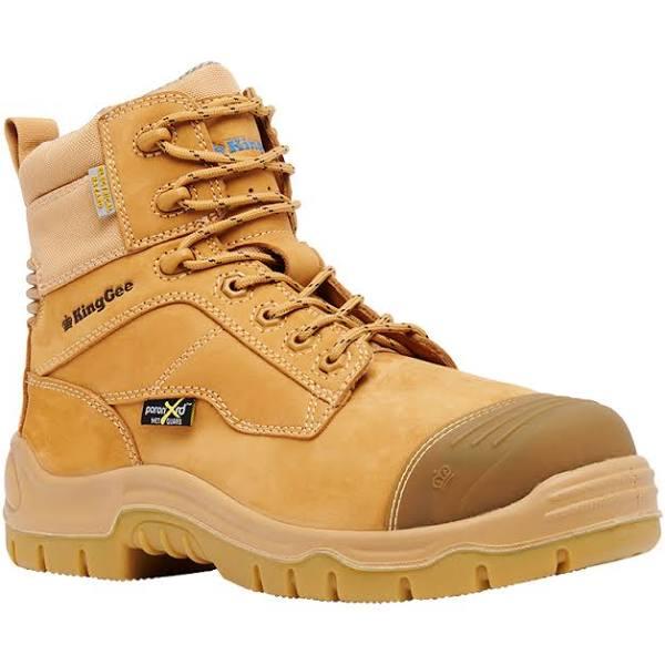 KingGee Work Boots - Phoenix 6C EH Met - Wheat - 5 AU/UK