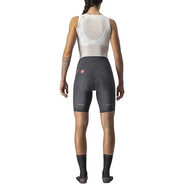 Castelli Velocissima 3 Womens Shorts - Black/Silver XS