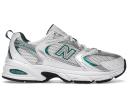 New Balance 530 White Silver Green