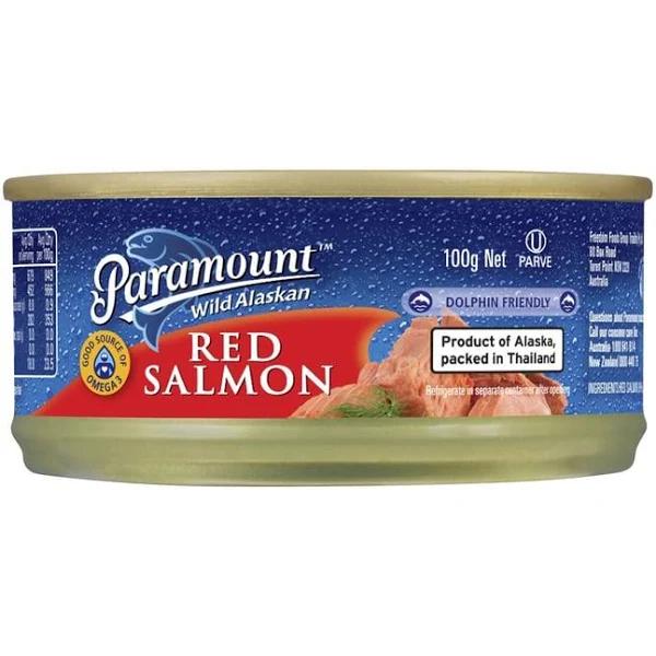 Paramount Red Salmon Wild Alaskan 100g