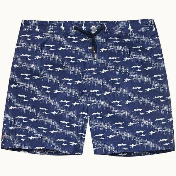 Bulldog - Midnight Navy/Sea Mist Living Dream Mid-length Swim Shorts