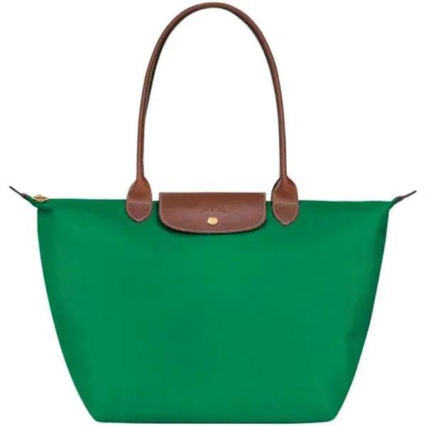 Longchamp Large Le Pliage Tote Green