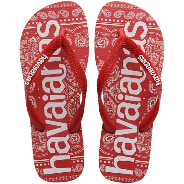 Top Logomania Fashion Thongs Red / 41-42