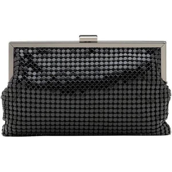 Olga Berg Mesh Clutch Black