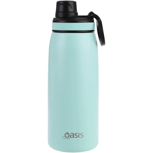 Oasis 780ml Stainless Steel Double Wall Insulated Sports Bottle Screw Cap - Mint