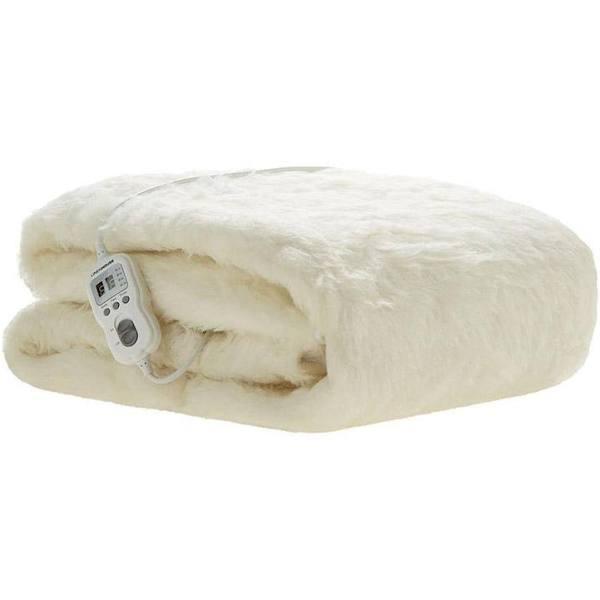 Linen House Wool Multi-Zone Electric Blanket, Long Single Right