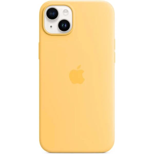 Apple iPhone 14 Plus Silicone Case With Magsafe - Sunglow