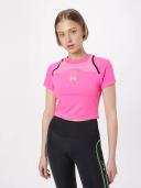 Under Armour Women's Run Anywhere Crop Short Sleeve Pink MD