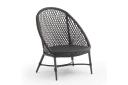 Outdoor Coffee Table and Chair Set, Rattan Wicker