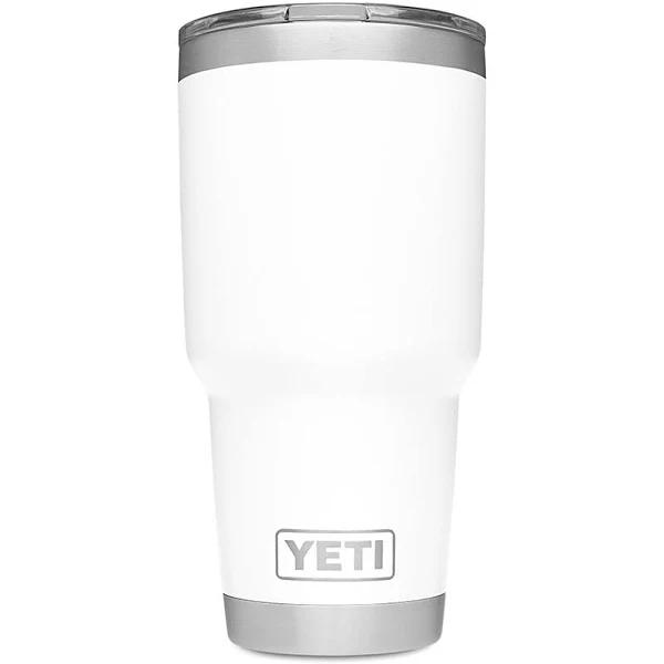 Yeti 30 oz Rambler Tumbler with MagSlider Lid, White