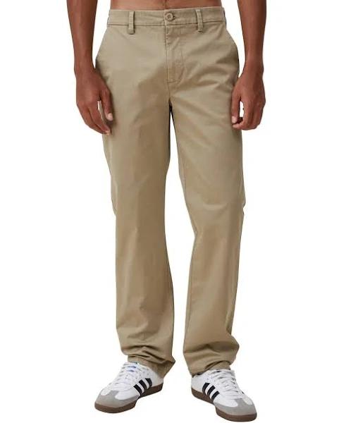 Cotton On Men - Regular Straight Chino - Light Camel Size - 36 Unisex