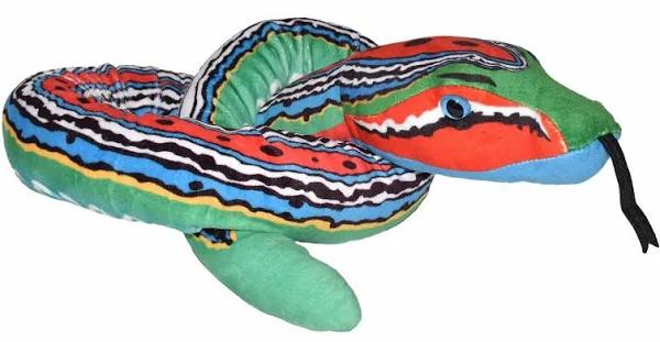 Wild Republic Snake Plush (Green,Blue,Red)