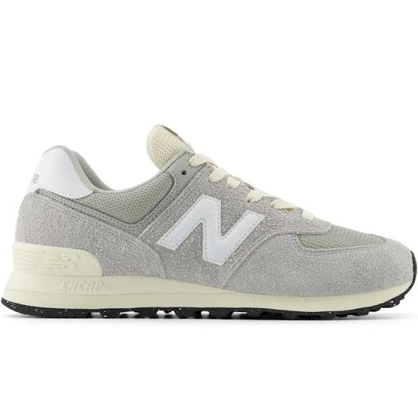 New Balance Unisex 574 Concrete/White/Angora - Size 6