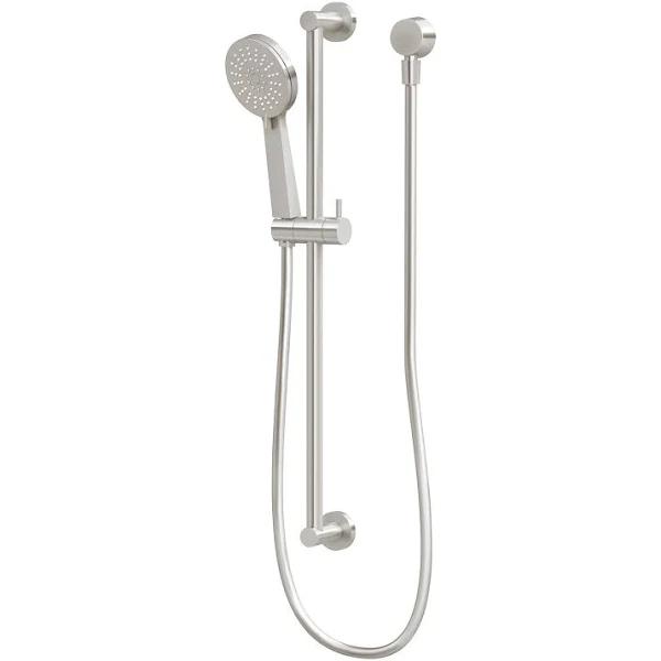 Phoenix Vivid Slimline Rail Shower - Brushed Nickel