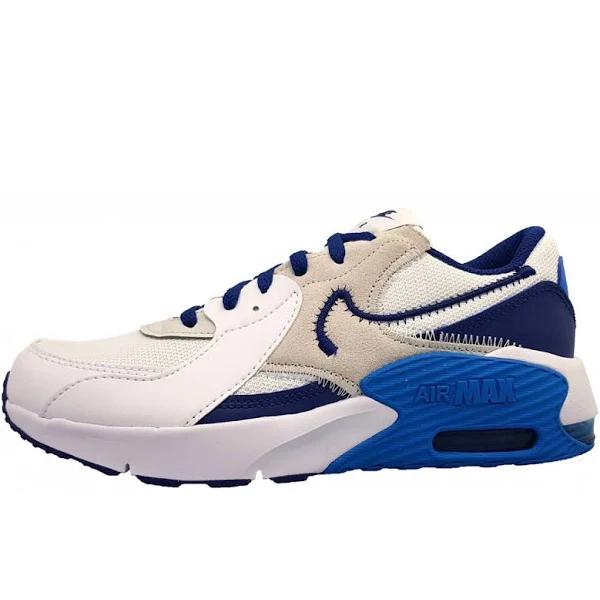 Nike Air Max Excee GS Kids Casual Shoes White/Blue US 7