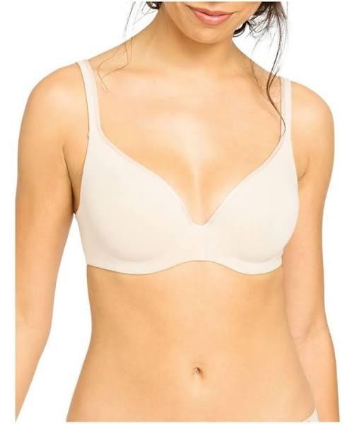 Berlei Barely There Cotton Rich Contour Bra - Soft Powder