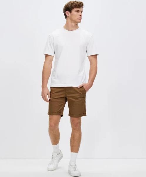 Staple Superior - Men's Brown Chino Shorts - Staple Stretch Chino Shorts - Size 28 at The Iconic