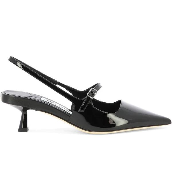 Jimmy Choo Didi 45 Patent Slingback Pumps - Black - 36